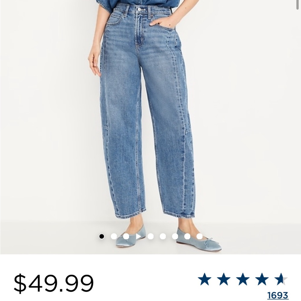 Women’s Wide Leg Barrel Leg Jeans